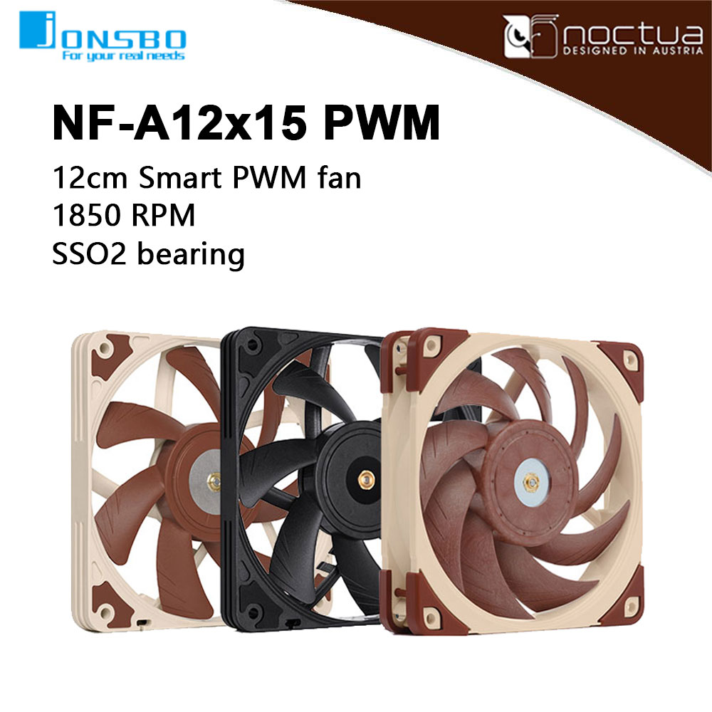 Case Fan Controller - Noctua NF-A12x15 PWM Chromax.black.swap 120 мм