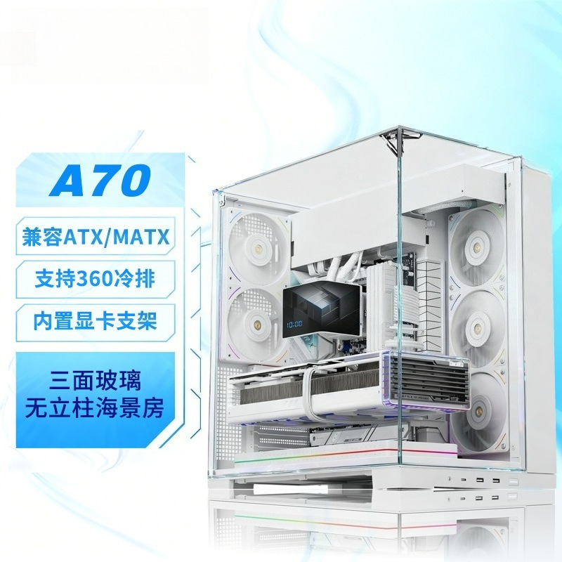 Белый панорамный корпус для ПК – обзор и цена Atx Case
