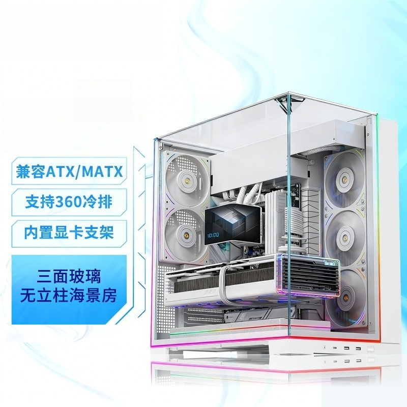 Белый панорамный корпус для ПК – обзор и цена Atx Case