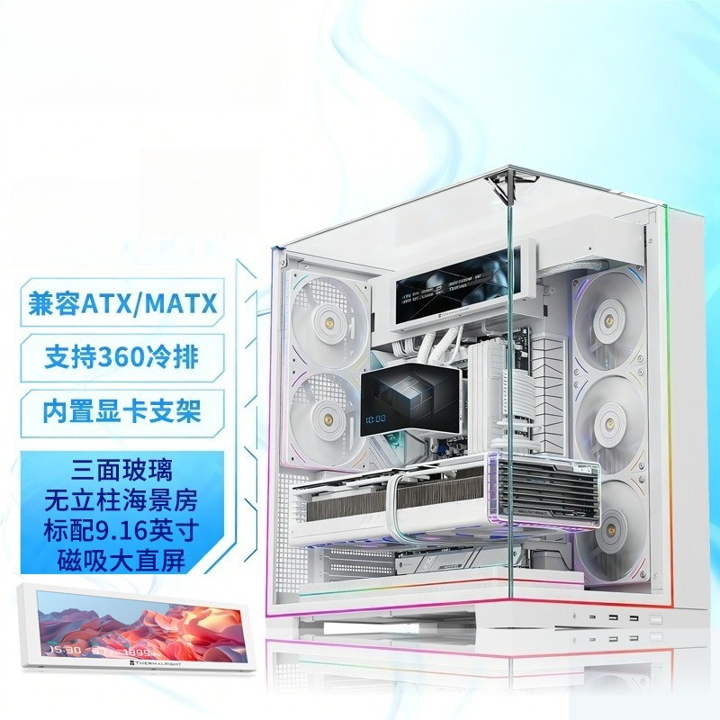 Белый панорамный корпус для ПК – обзор и цена Atx Case